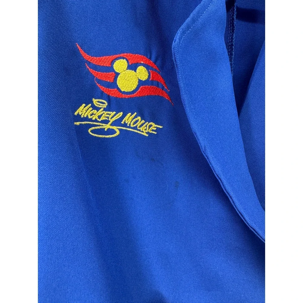 Disney Cruise Line Captain Jacket Kids L 10-12 Blue Halloween Costume Mickey